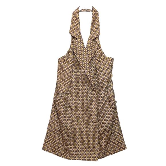 Free People Louie Blazer Mini Dress Halter Neck Pockets Size LARGE NWOT - Picture 2 of 14